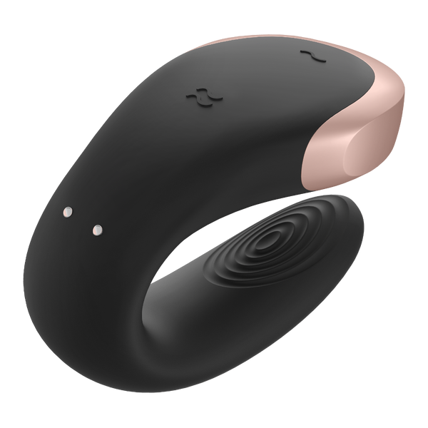Wibrator dla par Satisfyer Double Love Black