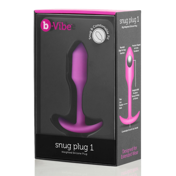 Korek analny Snug Plug 1 Fuchsia b-Vibe