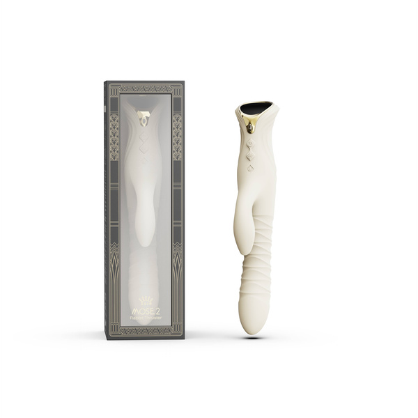 Wibrator króliczek Mose 2 Ivory White Zalo
