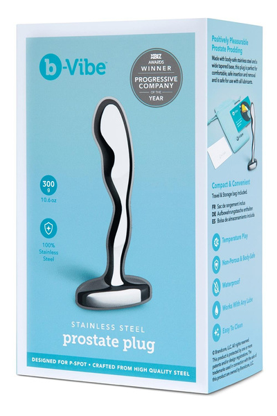 Stainless Steel Prostate Plug b-Vibe