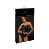 Corset F334 Mysteria Corset Black M Noir Handmade