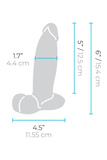 Dildo 15,4 cm Slipskin 6 Inch Girthy B-Vibe