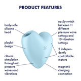 Clitoral Stimulator Cutie Heart Blue Satisfyer