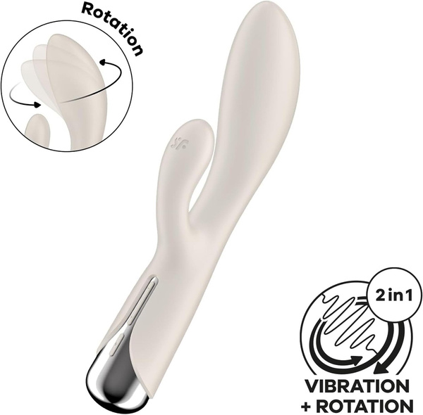 Rabbit vibrator Spinning Rabbit 1 Beige Satisfyer