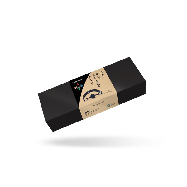 Knebel Black Bond Ball Gag Liebe Seele