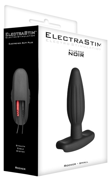 Korek Analny Do Elektrostymulacji Silicone Noir Rocker Butt Plug Small ElectraStim