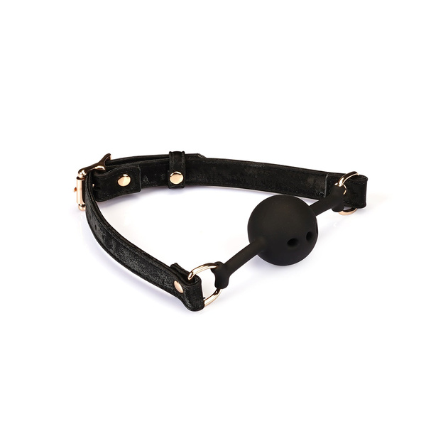 Knebel Boudoir Amor Black Ball Gag Liebe Seele