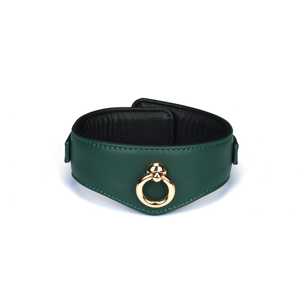 Mossy Chic Leather Curved Collar Liebe Seele