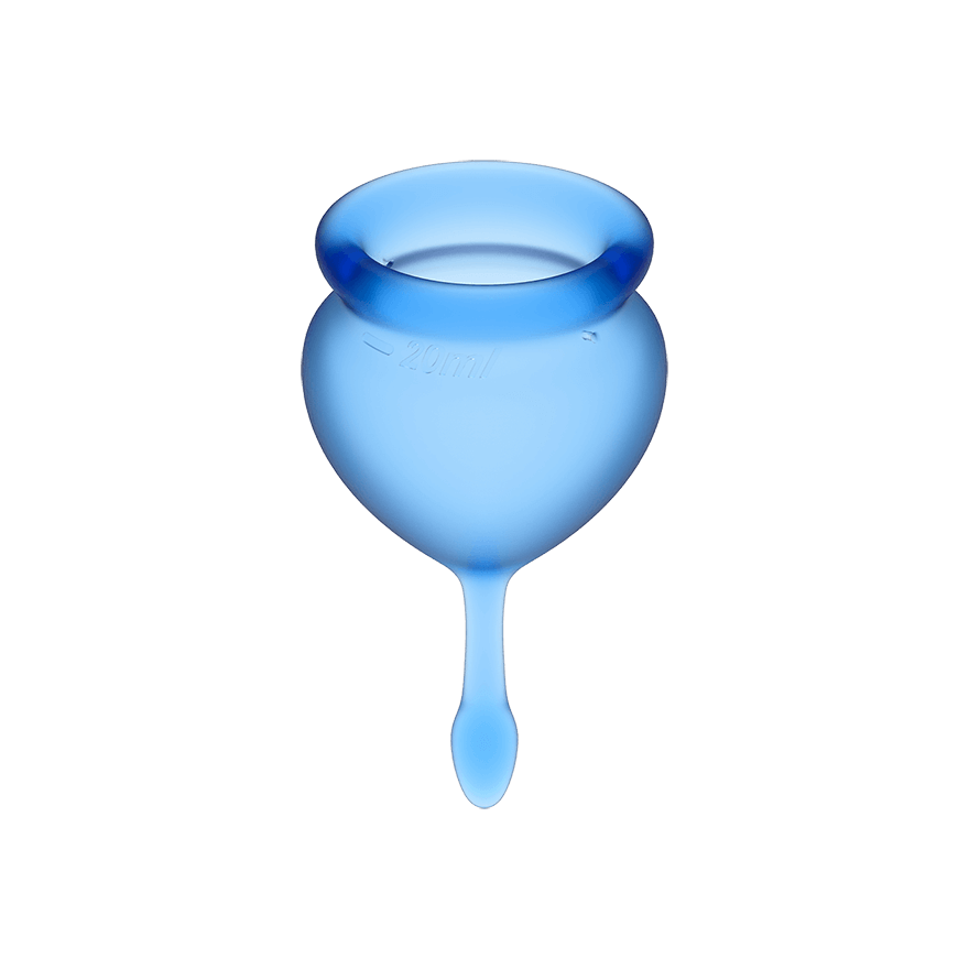 DOVELAND - Sada menštruačných kalíškov Feel Good tmavomodrá