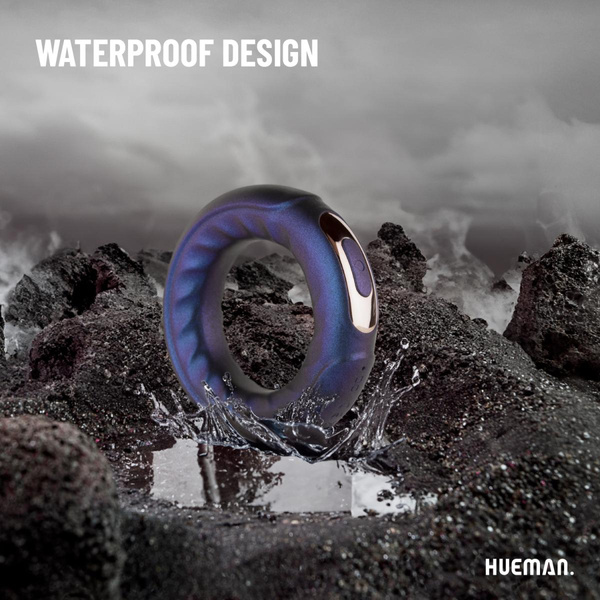 Pierścień Erekcyjny Saturn Vibrating Cock/Ball Ring Hueman