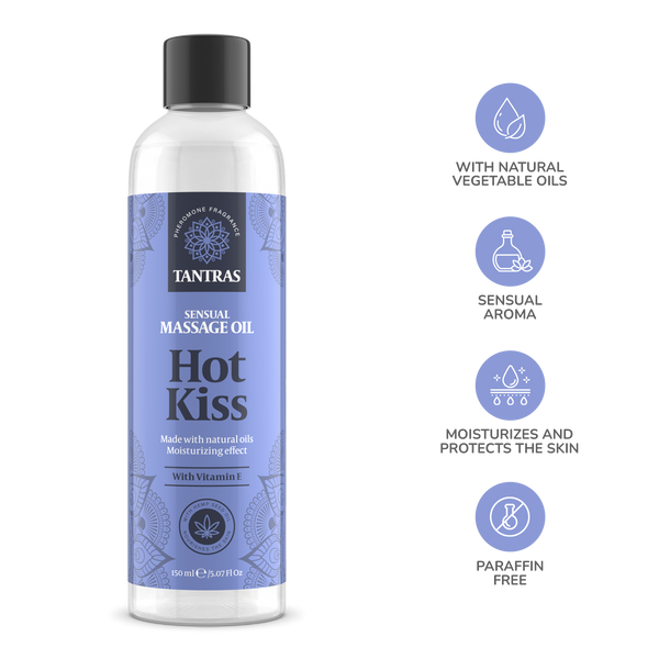Olejek Do Masażu Tantras Love Oil Hot Kiss 150Ml IntimateLine