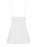 810-BAB-2 white babydoll S/M Obsessive