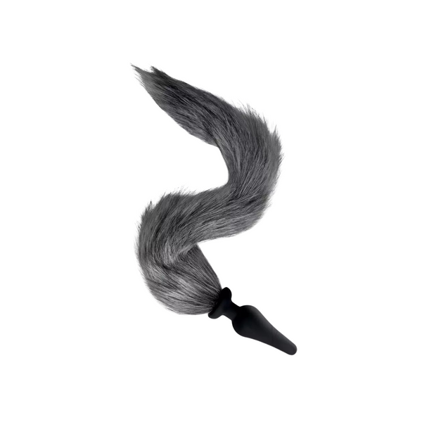 Whipsmart Plug Grey Fox Tail Set