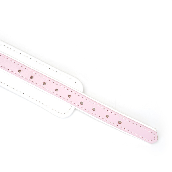 Liebe Seele White & Pink Fairy Goat Leather Collar