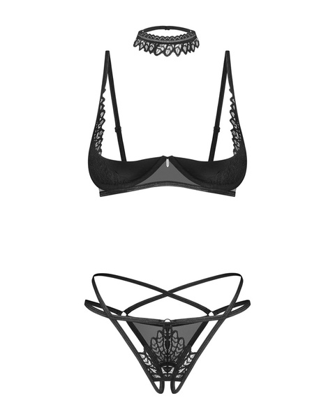 Donarella 3-piece open set M/L Obsessive