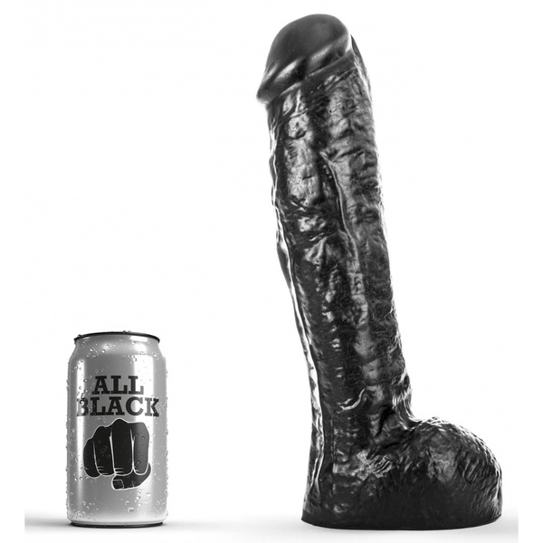 Dildo AB34 Bratwurst 24 x 6.5cm All Black 
