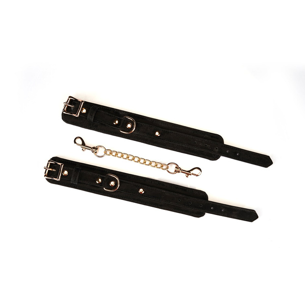 Kajdanki Boudoir Amor Black Wrist Cuffs Liebe Seele