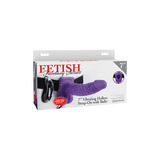 Fetish Fantasy Series  7" Vibrating Hollow Strap-On with Balls 