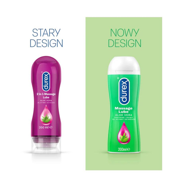 Kojący Żel Intymny I Do Masażu 2W1 Aloe Vera 200Ml Durex