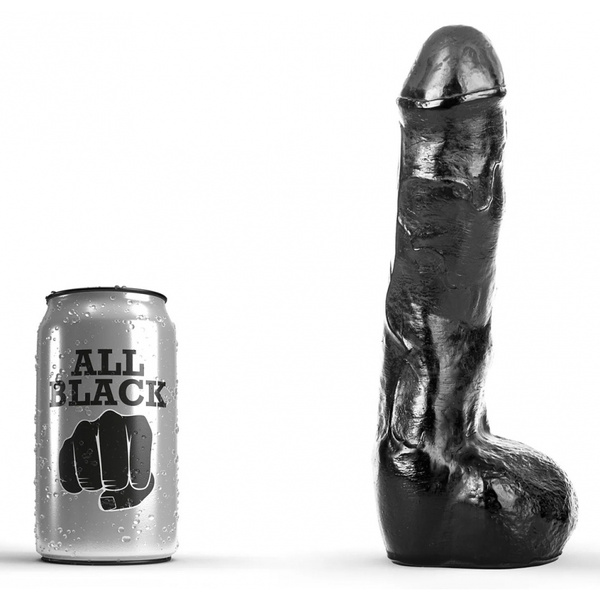 Dildo AB12 Keith 17 x 4.5cm All Black 