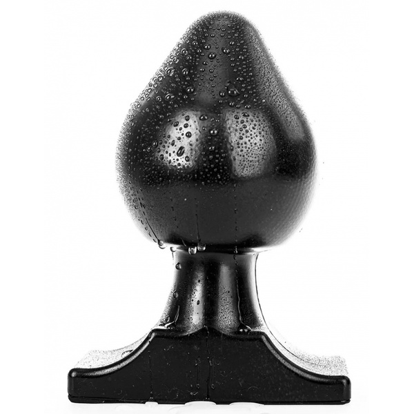 AB75 Gijs Butt Plug 19 x 11cm All Black 