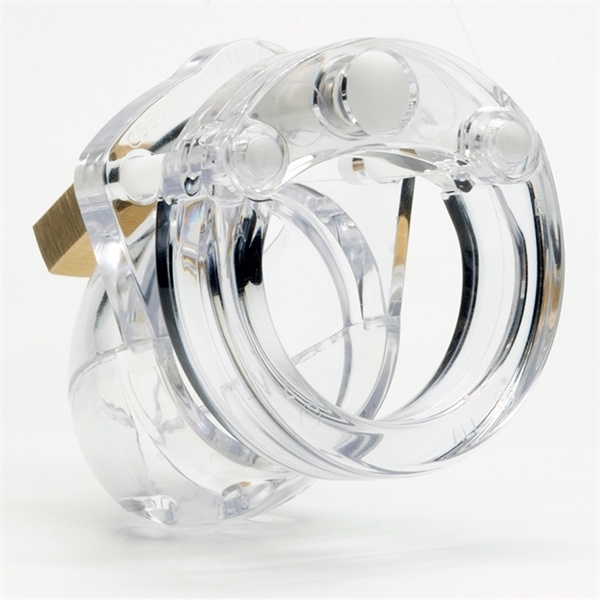 Poliwęglanowy Pas Cnoty Mini Me Chastity Cage Clear CB-X