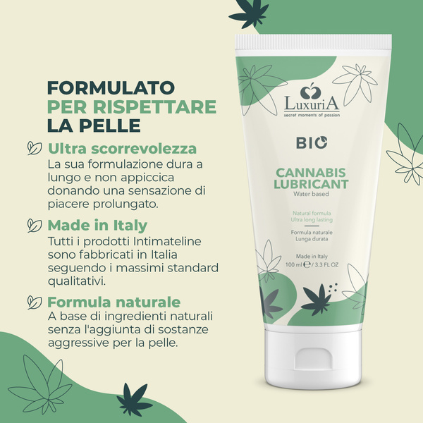 Luxuria Bio Cannabis Lubricant 100 Ml IntimateLine