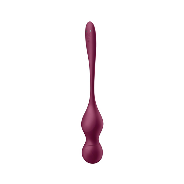 Wibrujące Kulki Love Birds Vary Connect App Wine Red Satisfyer
