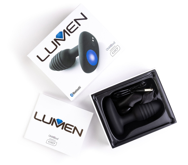 Korek analny Ohmibod Lumen Black Powered by KIIROO