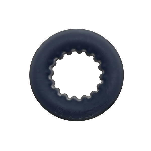 Pierścień erekcyjny Axis Rib Griphold Cockring Ice Black Oxballs