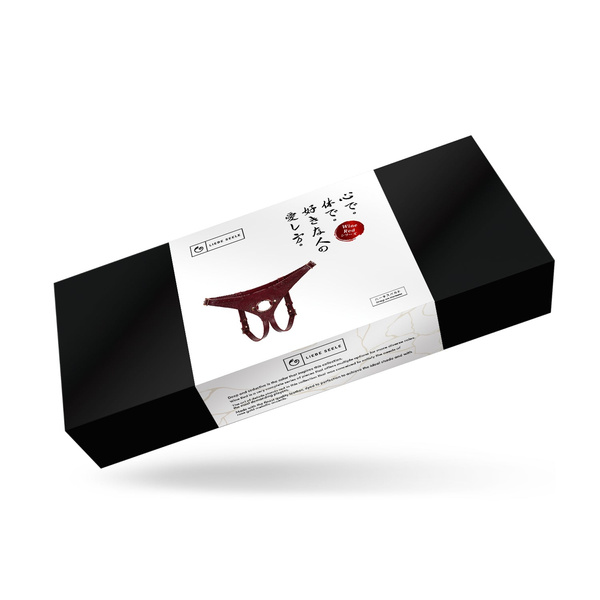 Liebe Seele Wine Red Strap-on Harness 