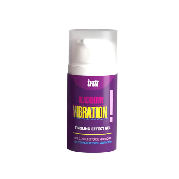  Płynny wibrator Vibration Black Berry 15ml intt