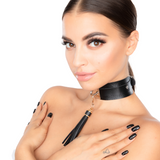 Kinky Diva Teasing Tassel Collar Black/Gold