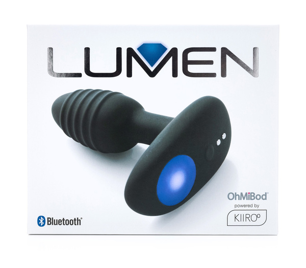 Korek analny Ohmibod Lumen Black Powered by KIIROO