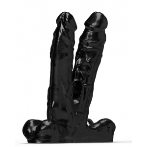 Podwójne dildo Steroid ABS03 Teamwork 25 x 7cm All Black