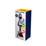 Lollypop Double Ball Metal Plug L Red Wooomy