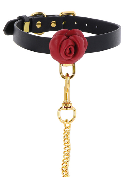 Obróżka Ze Smyczą Wild Roses Collar & Leash Taboom