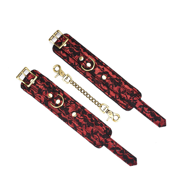 Liebe Seele Victorian Garden Lace and Velvet Wrist Cuffs