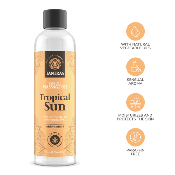 Olejek Do Masażu Tantras Love Oil Tropical Sun 150Ml IntimateLine