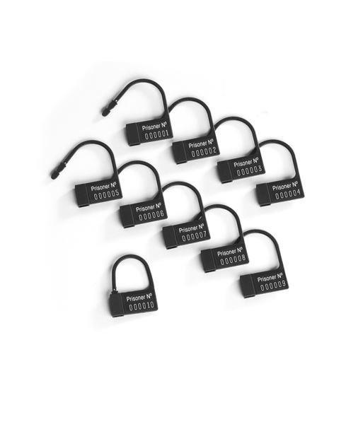 Jednorazowe Plastikowe Kłódki Do Pasa Cnoty Plastic Seals 10Szt Mystim