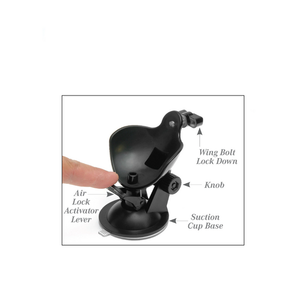 Masturbator Pdx Extreme Mega-Bator Ass Black/Clear Pipedream