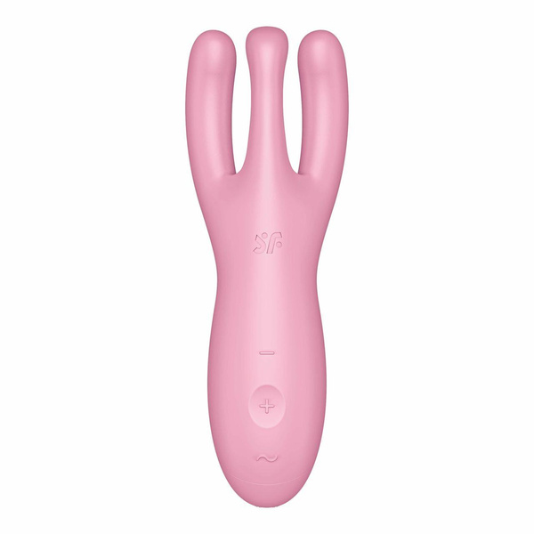 Clitoral Vibrator Threesome 4 Connect App Pink Satisfyer