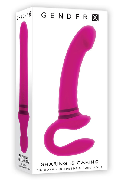 Wibrator Ze Stymulatorem Łechtaczki Sharing Is Caring Gender X
