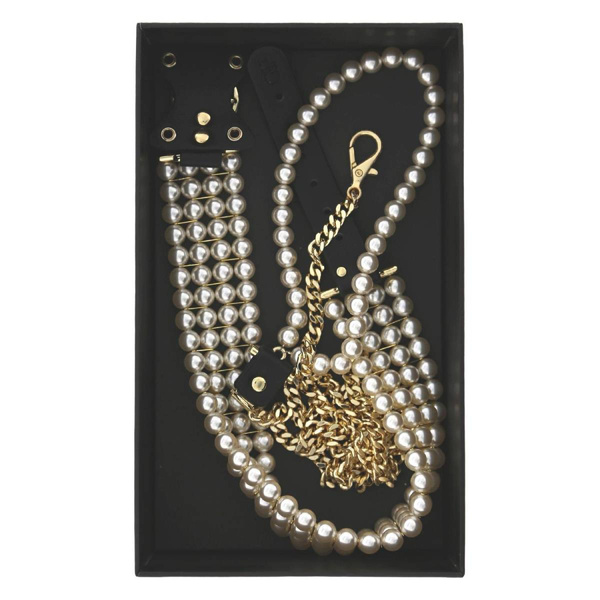 Obroża BDSM Luminious Pearl Leash And Collar Guilty Pleasure