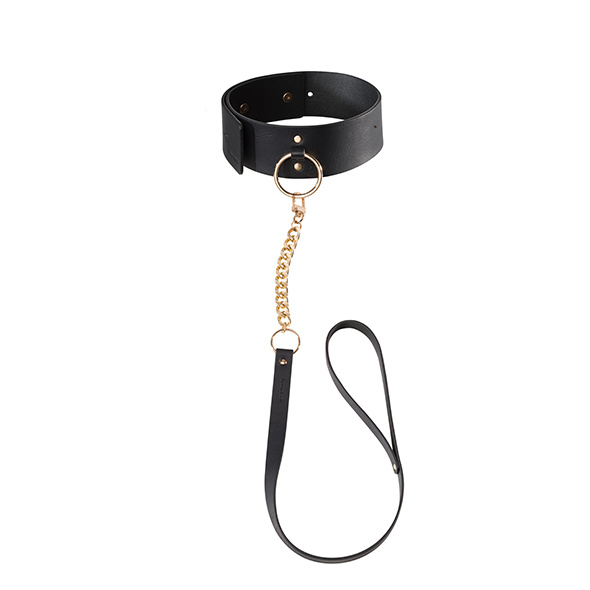 Obróżka ze smyczą Maze Wide Choker & Leash Bijoux Indiscrets