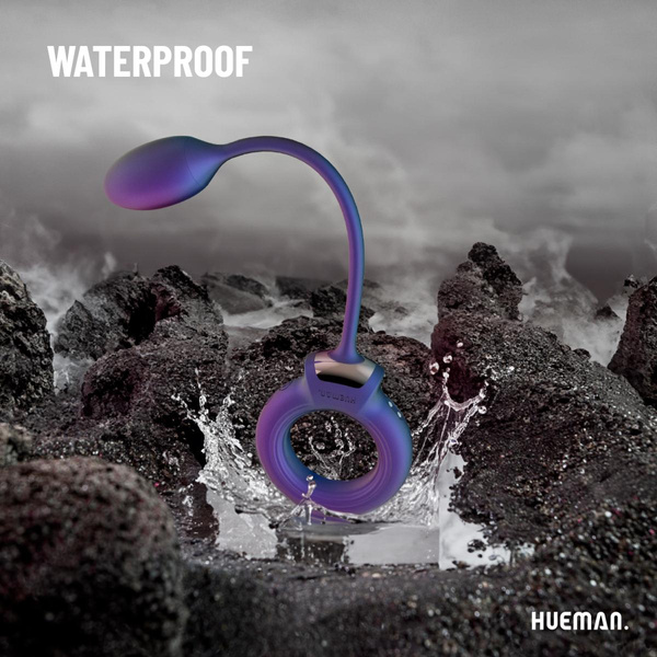 Pierścień Erekcyjny Cockring With Anal Ball Hueman