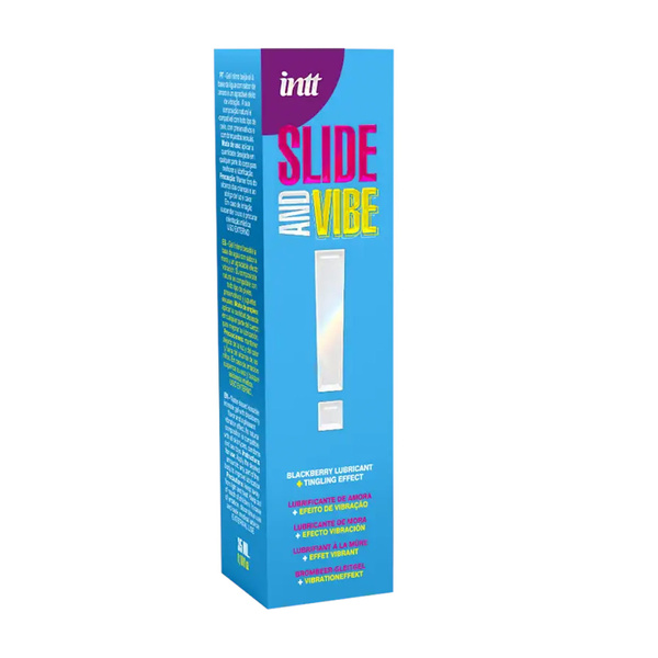 Slide And Vibe! Water-Based Vibrating Effect Lubricant 35ml intt