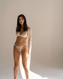 Thongs Ginny White L/XL Promees