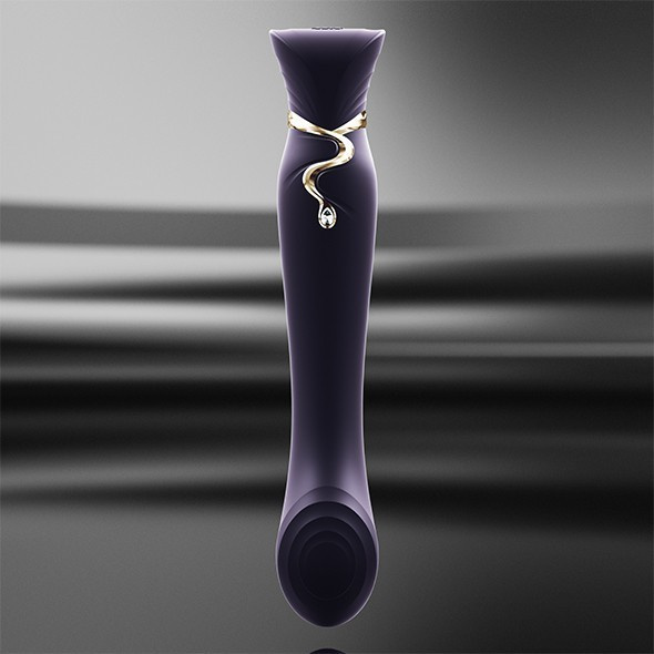 Wibrator Legend Queen Set G-Spot Pulse Wave Twilight Purple Zalo