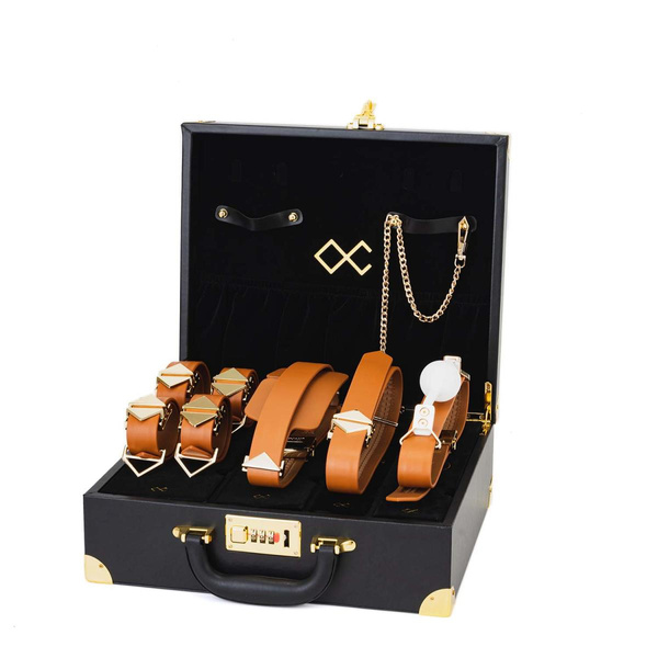 Zestaw Bondage Moonlight Treasure Chest Set Brown LOCKINK